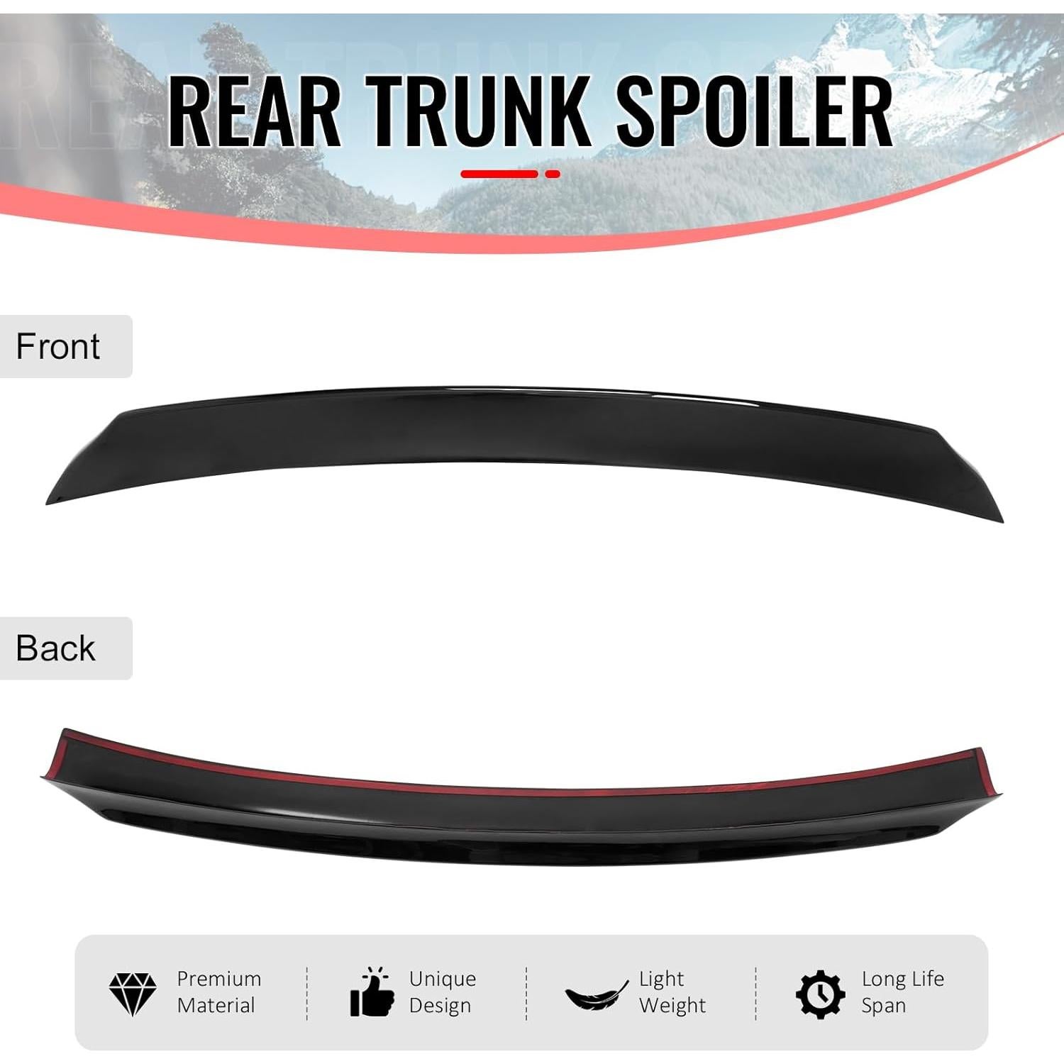 Spoiler Trasero Duckbill IKON MOTORSPORTS para VW Jetta 1999-2003