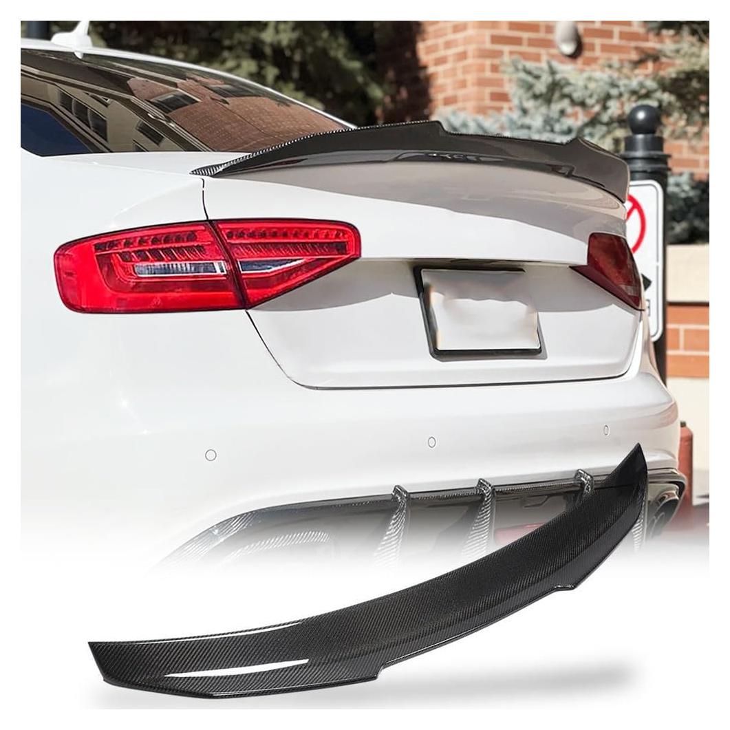 Spoiler de maletero Audi A4 B8.5 2013-2016 fibra carbono
