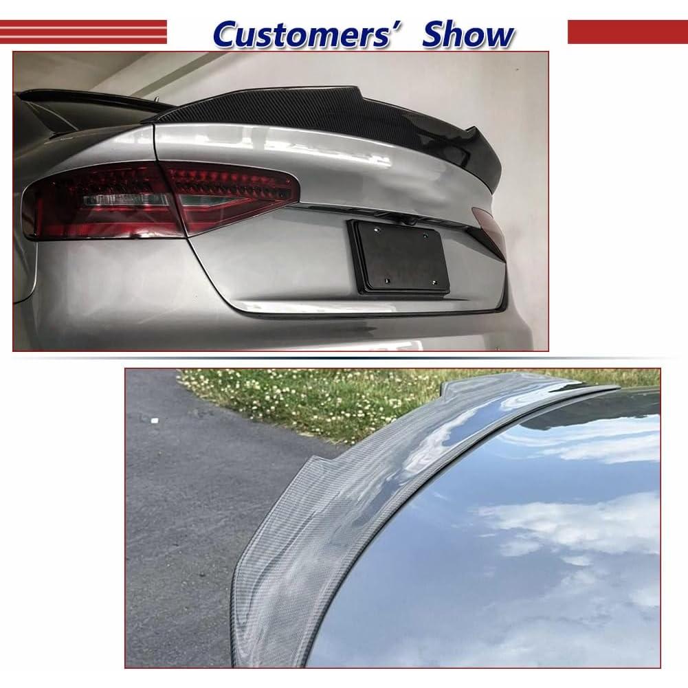 Spoiler de maletero Audi A4 B8.5 2013-2016 fibra carbono