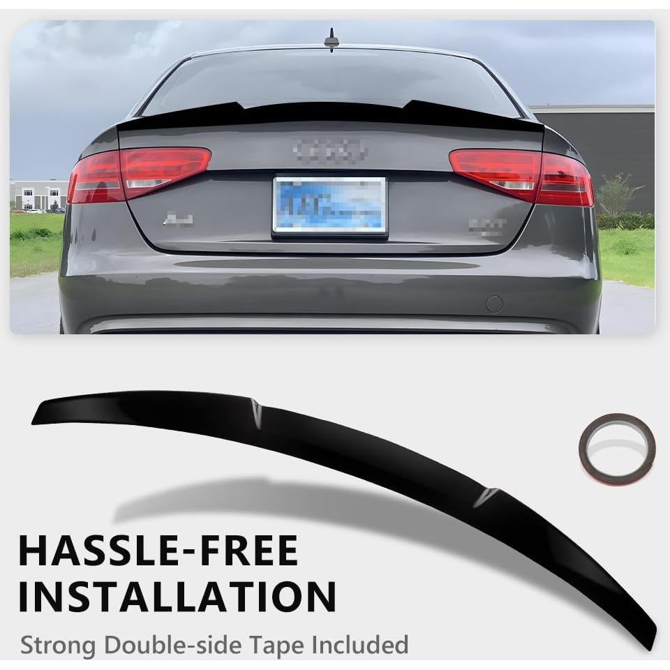 Alerón Spoiler Trasero ABS MOTRUM para Audi A4 S4 B8.5 2013-2016