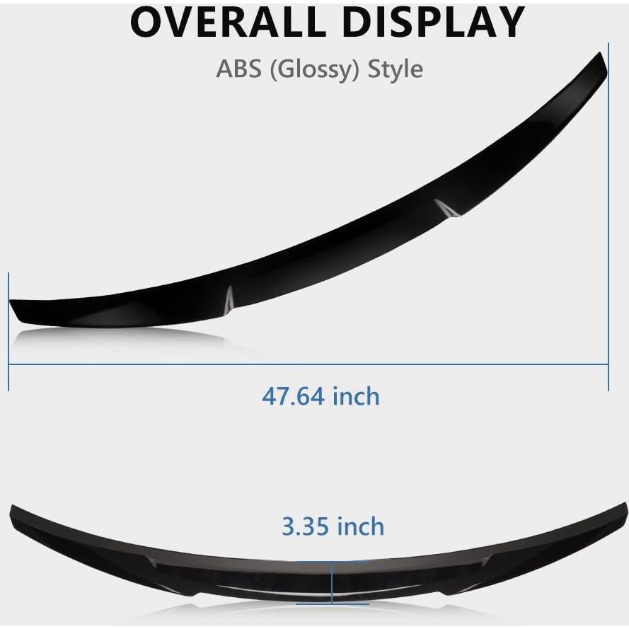 Alerón Spoiler Trasero ABS MOTRUM para Audi A4 S4 B8.5 2013-2016