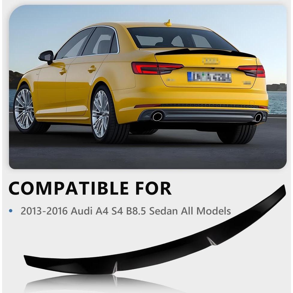 Alerón Spoiler Trasero ABS MOTRUM para Audi A4 S4 B8.5 2013-2016