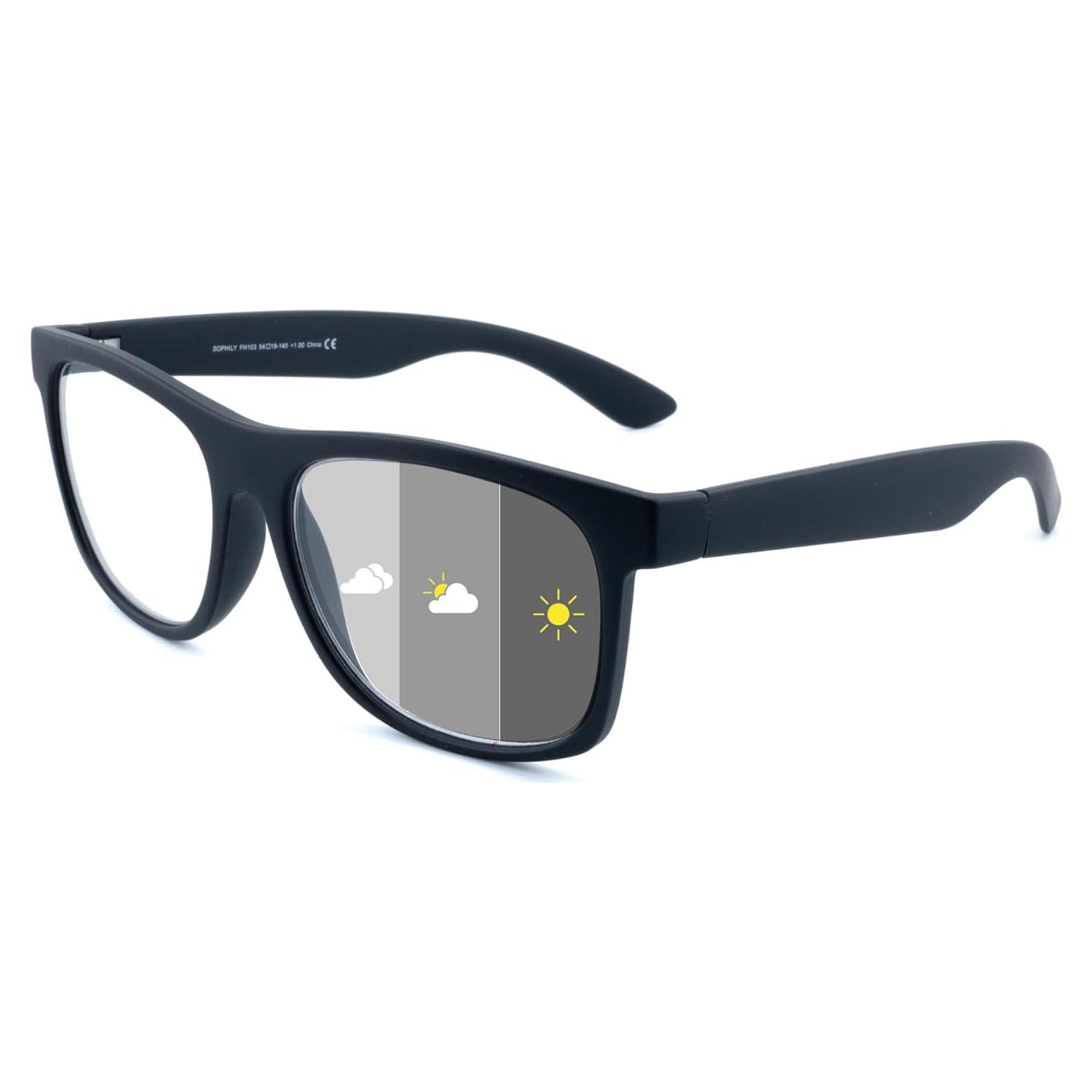 Gafas de lectura fotocromáticas SOPHILY +2.75 Marco negro