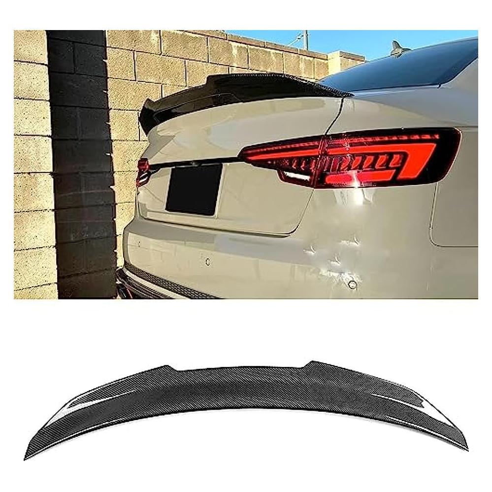 Spoiler de Maletero Trasero Audi A4 S4 B9 2017-2024 Fibra de Carbono