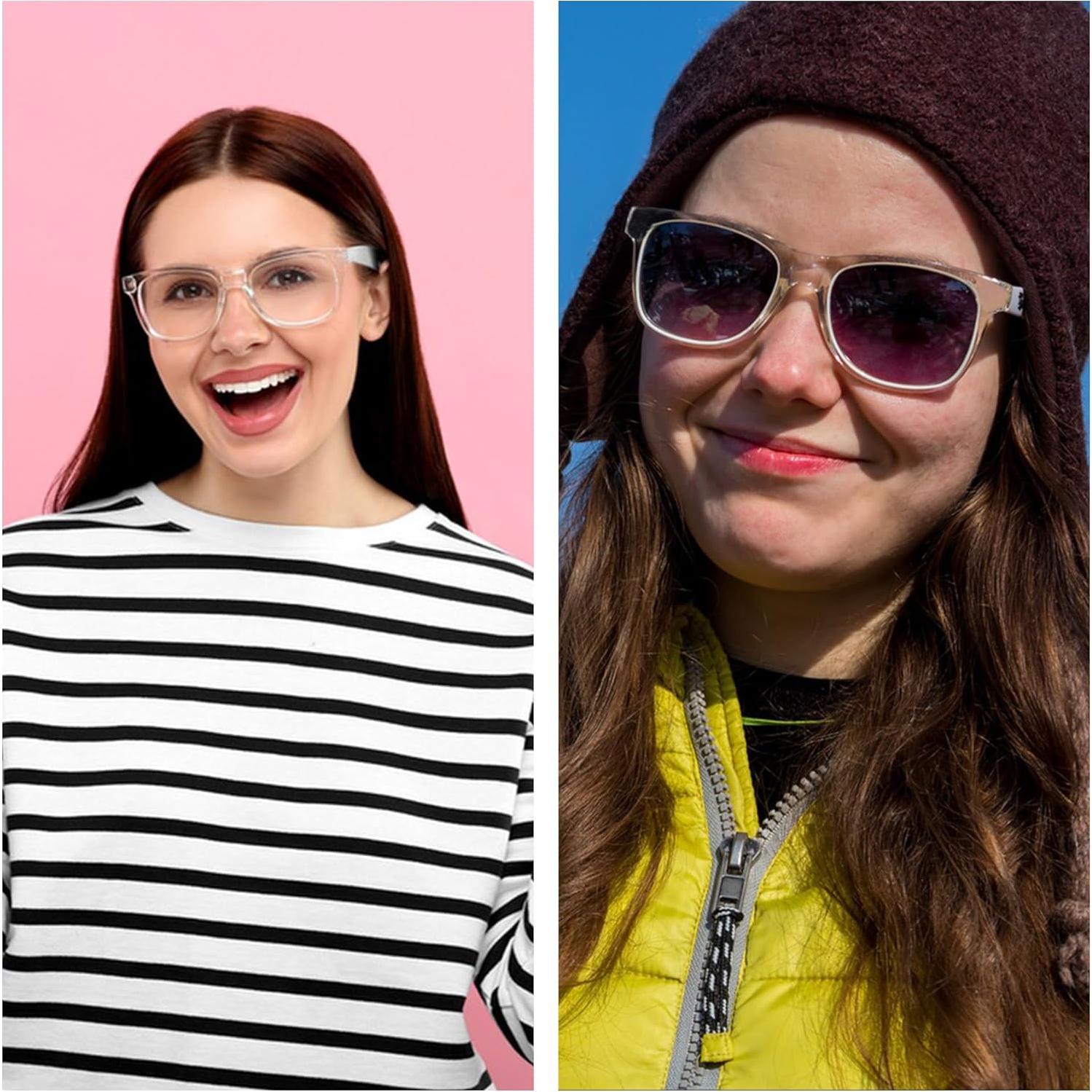 Gafas de lectura fotocromáticas SOPHILY +3.50 con lentes grises