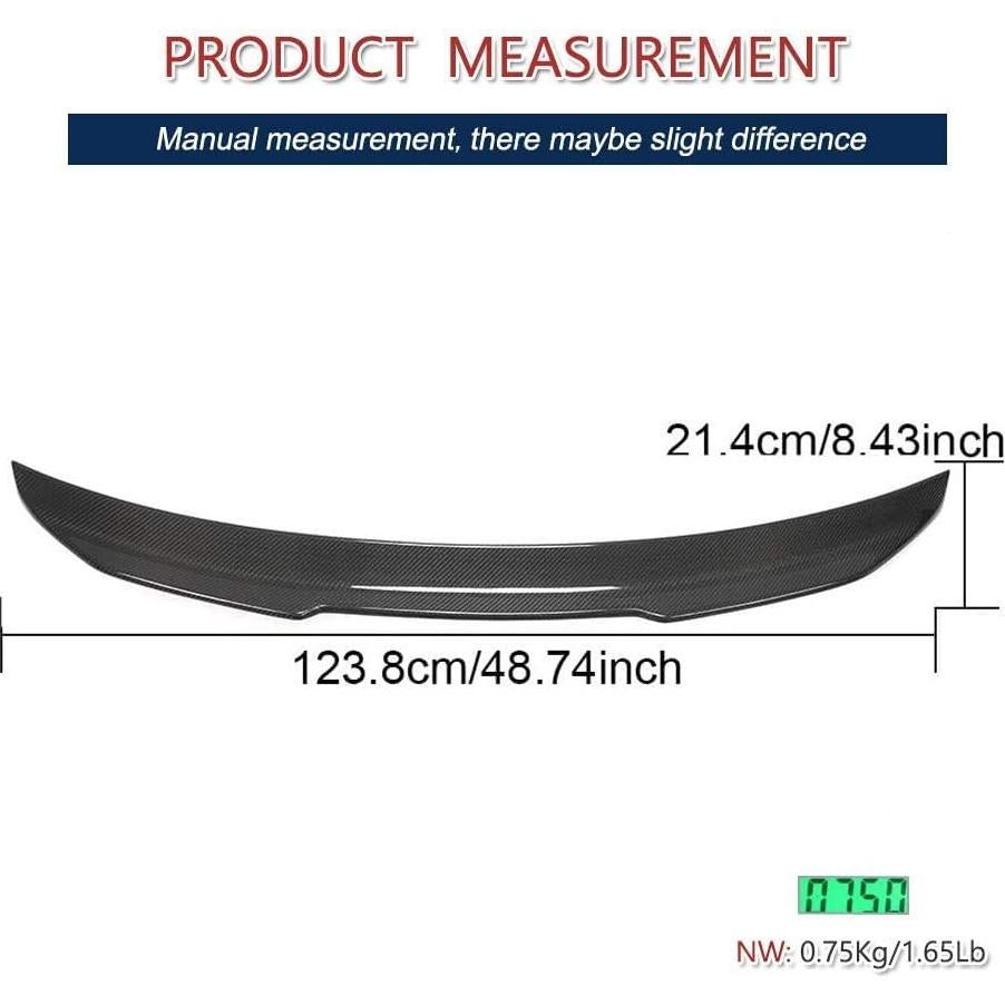 Spoiler Trasero de Fibra de Carbono Audi A5 B9 Sline 2017-2023