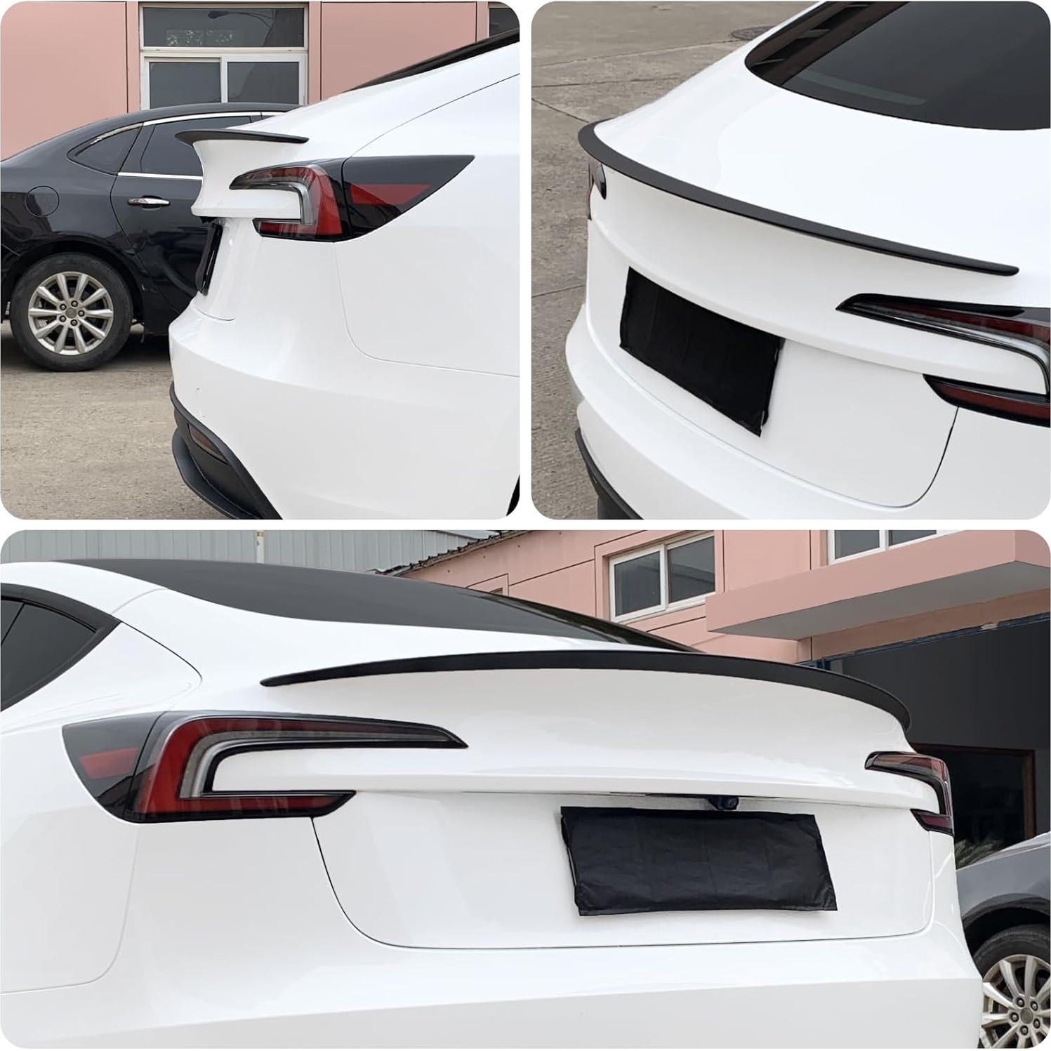 Spoiler trasero Tesla Model 3 2017-2023 ABS Negro Mate
