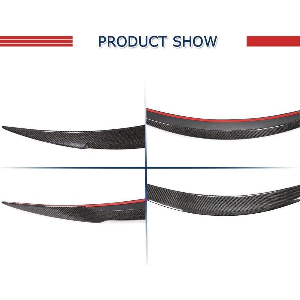 Spoiler de Maletero Fibra de Carbono JC SPORTLINE para Tesla Model S 2012-2025