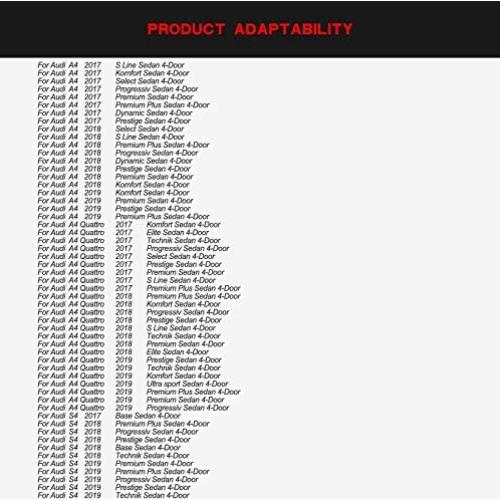 Spoiler trasero de fibra de carbono JC SPORTLINE para Audi A4 B9 2017-2024