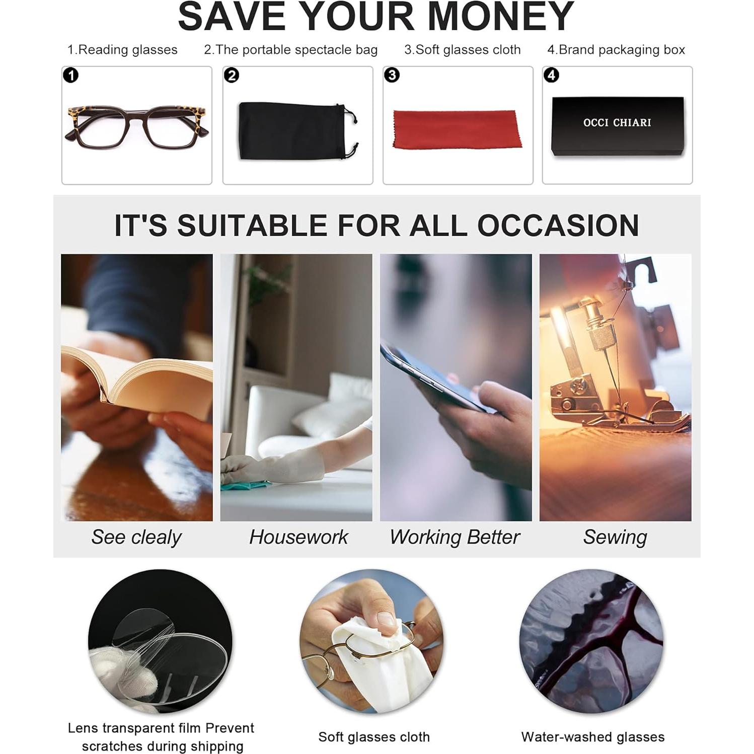 Gafas de Lectura OCCI CHIARI 2.0x Moda Mujeres