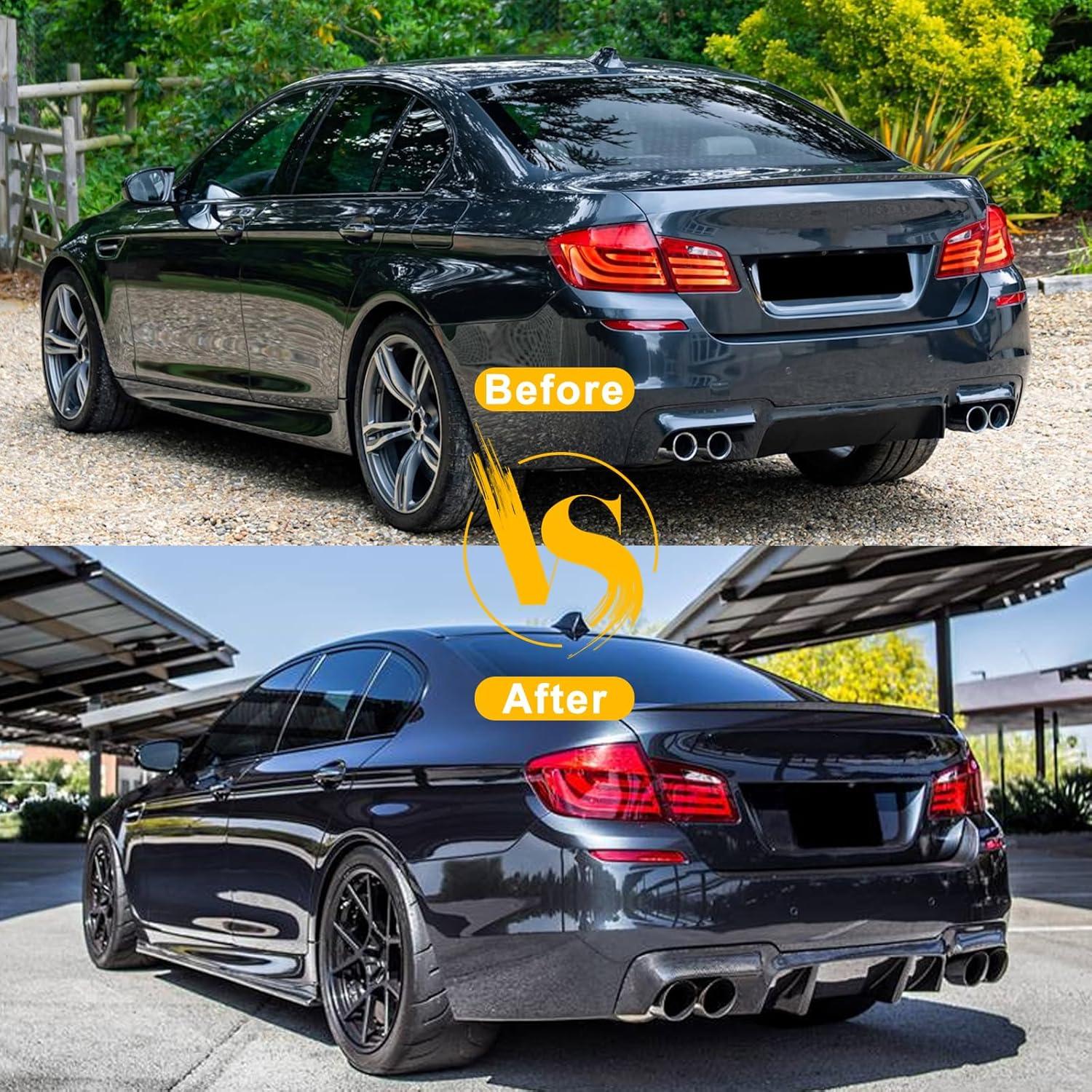 Spoiler Trasero KHK F10 M5 Negro Brillante 2010-2016 BMW 5-Series