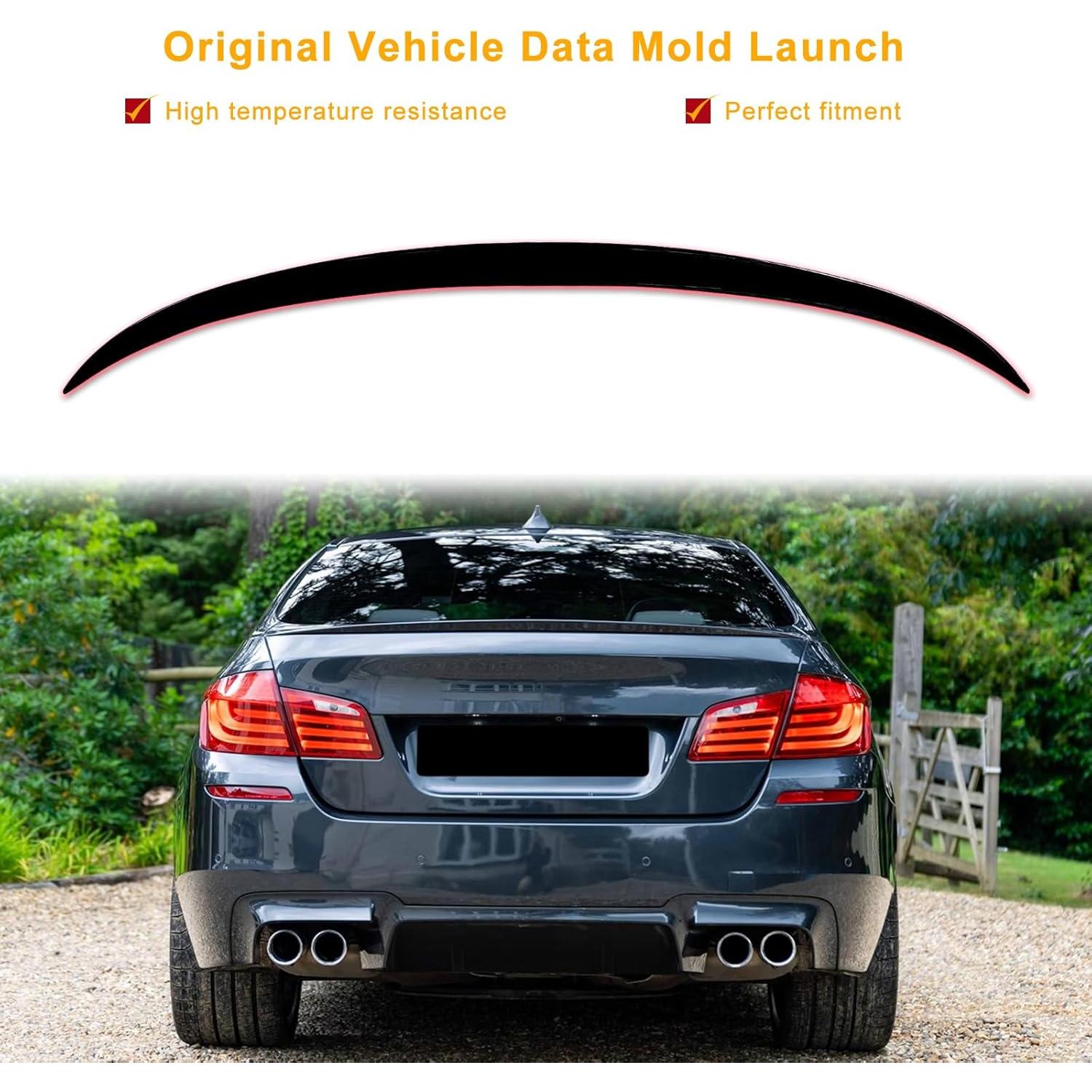 Spoiler Trasero KHK F10 M5 Negro Brillante 2010-2016 BMW 5-Series