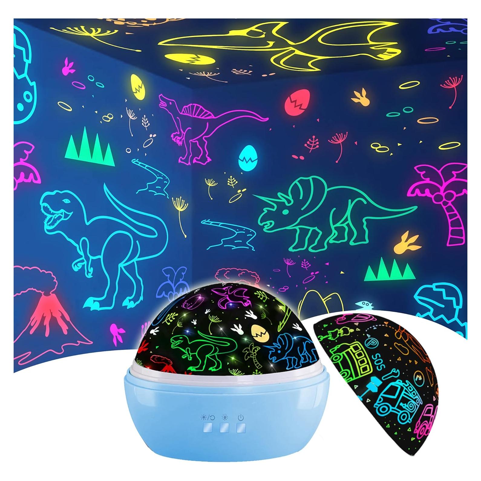 HONGID Juguete de Dinosaurio 2 en 1 para Niños 3 a 10 Años