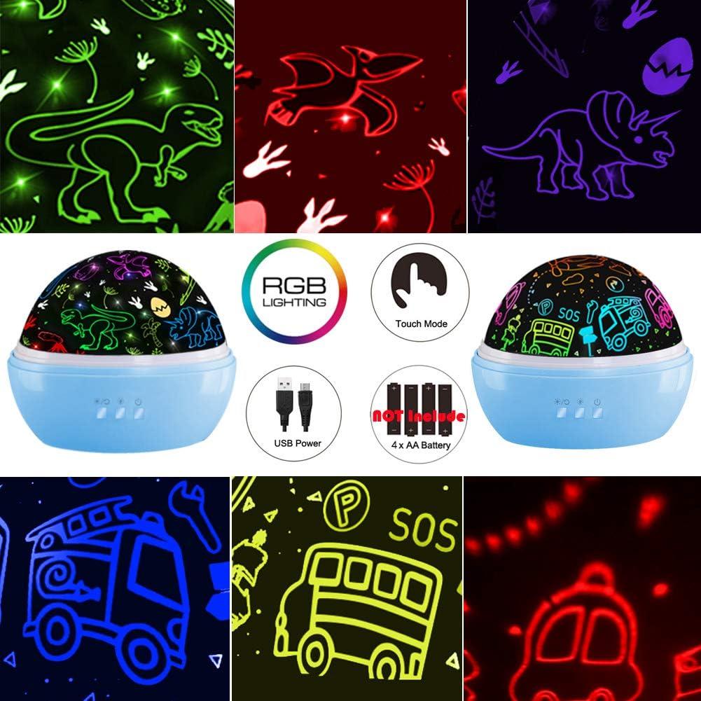 HONGID Juguete de Dinosaurio 2 en 1 para Niños 3 a 10 Años