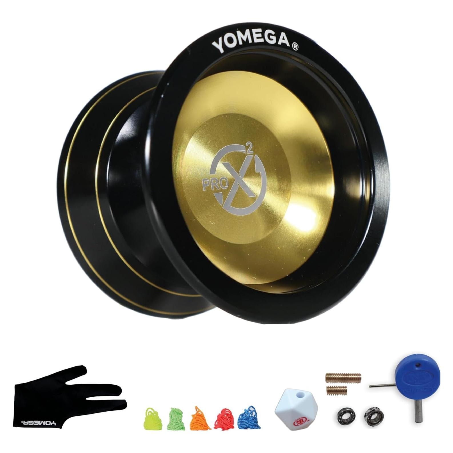 Yoyo Profesional Yomega Pro x2 de Aluminio - Oro