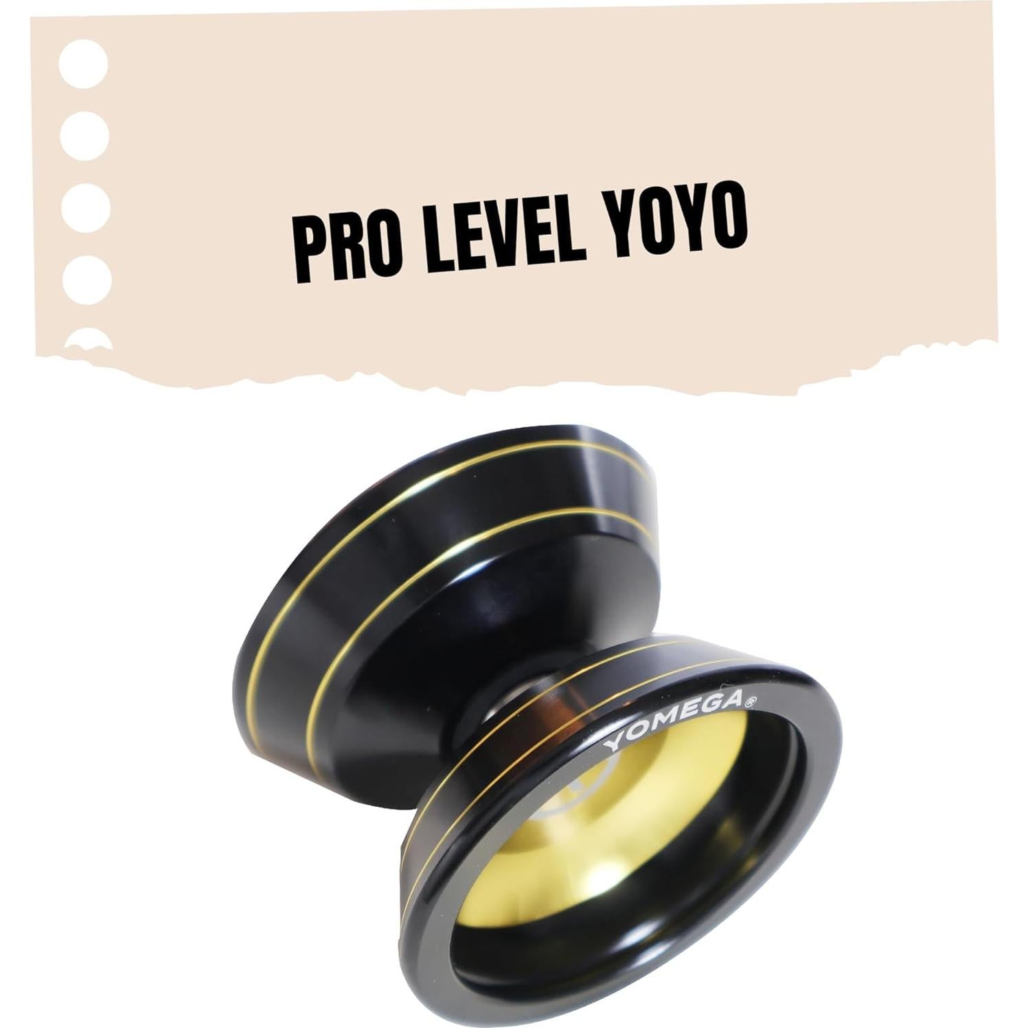 Yoyo Profesional Yomega Pro x2 de Aluminio - Oro