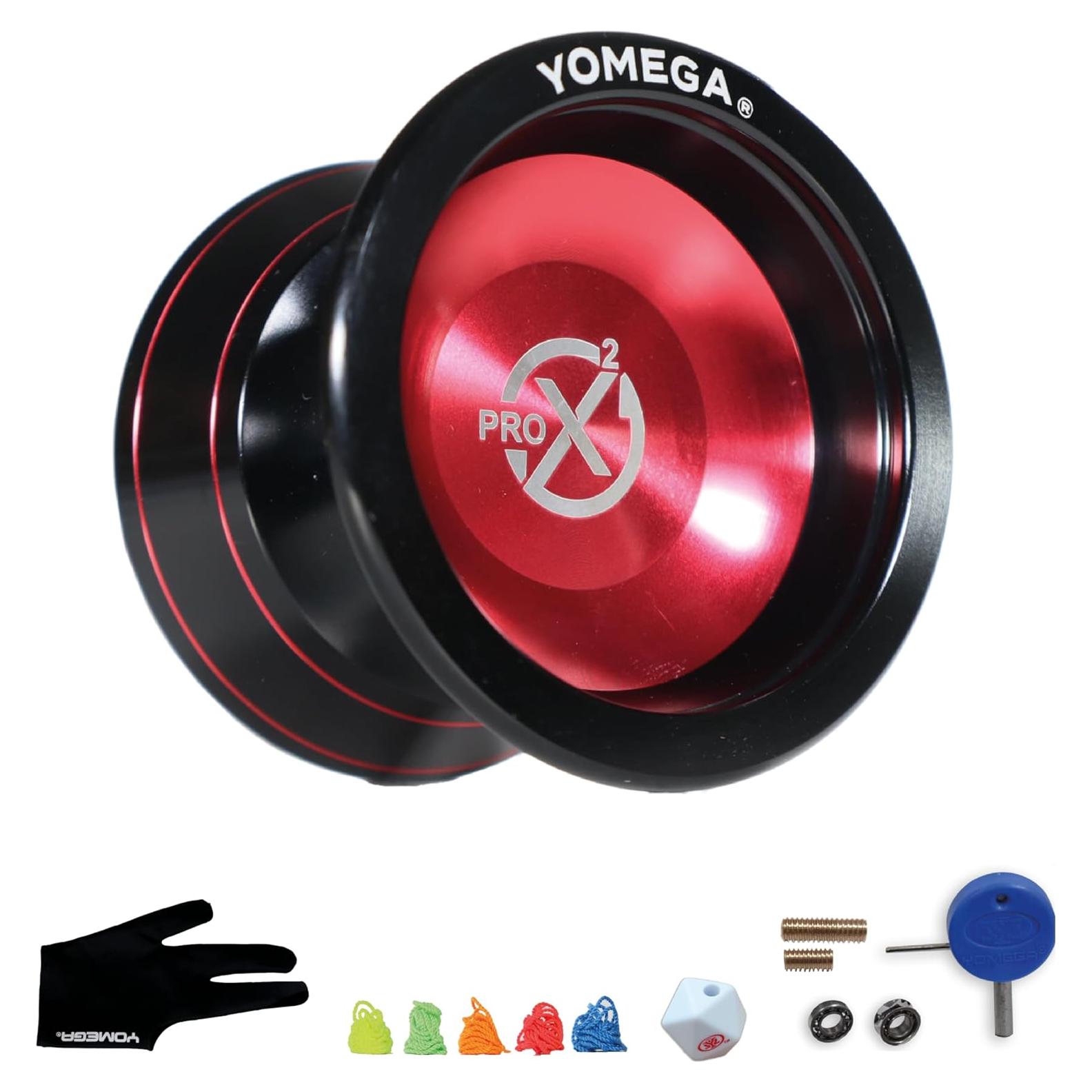 Yoyo Yomega Pro x2 de Aluminio Profesional - Rojo
