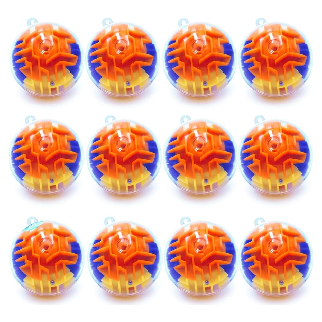 12 Piezas Bola Laberinto 3D YI-YANG-AII Juguete Educativo