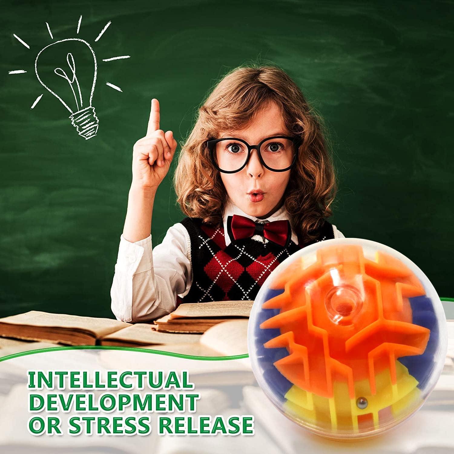 12 Piezas Bola Laberinto 3D YI-YANG-AII Juguete Educativo