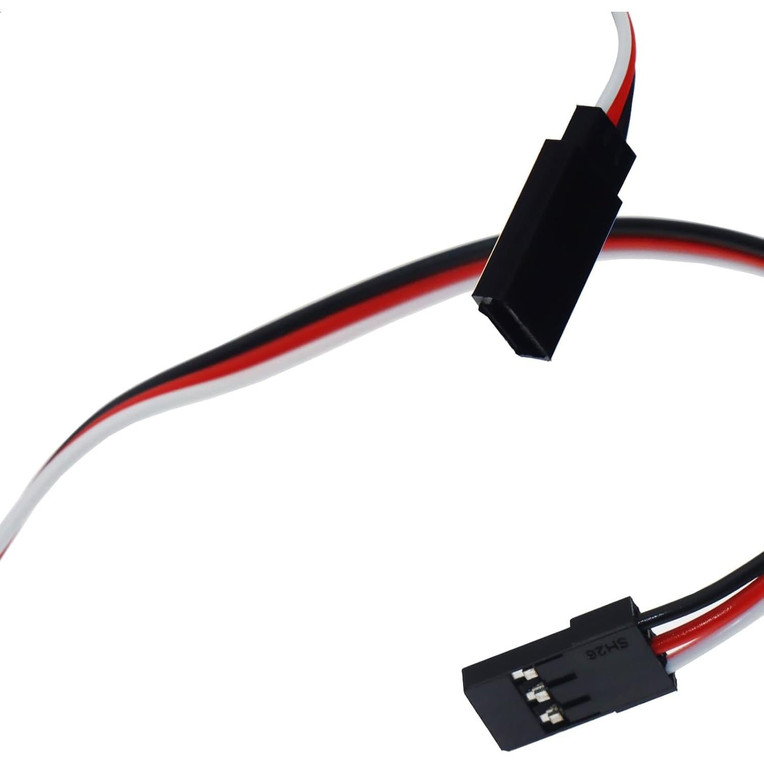 Cable de extensión de servo 3 pines Nvwadayu 30 cm 5 piezas