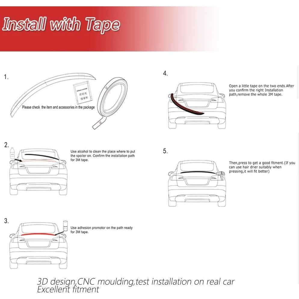 Spoiler de Maletero de Fibra de Carbono JC SPORTLINE para BMW Serie 2 G42 G87 M2 2022-2025