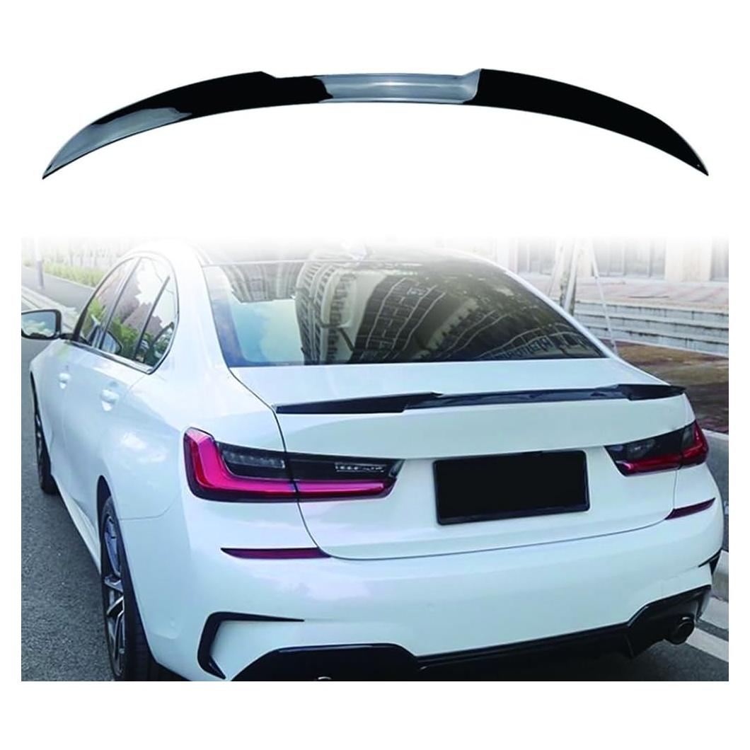 Spoiler Trasero BMW 3 Series G20 2019-2025 Negro Brillante