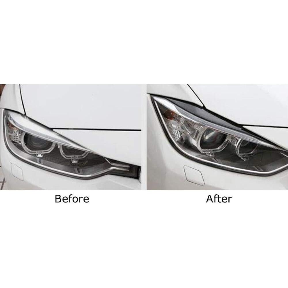Cubiertas de cejas iluminadas fibra carbono iJDMTOY BMW F30 F31