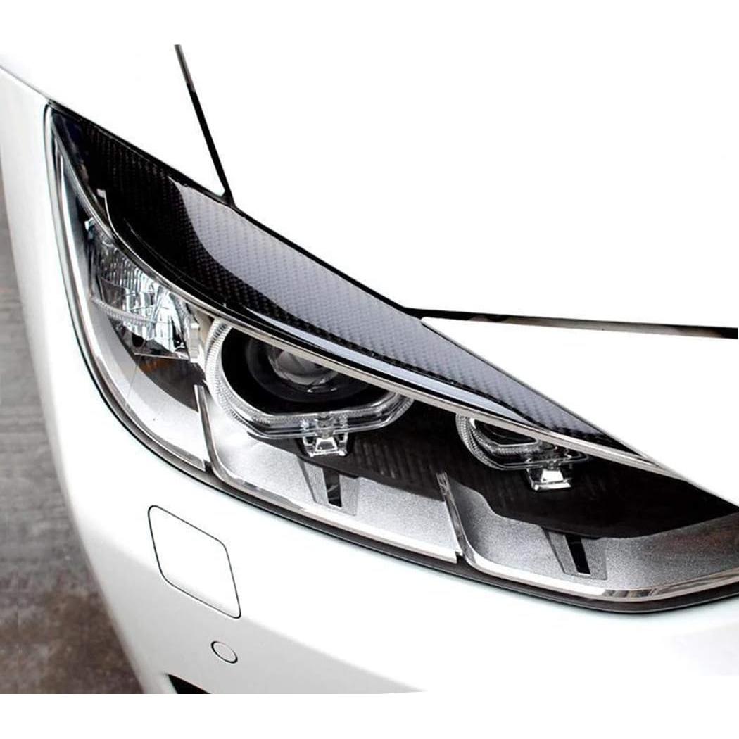 Cubiertas de cejas iluminadas fibra carbono iJDMTOY BMW F30 F31