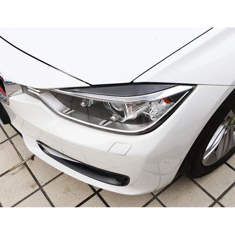 Cubiertas de cejas iluminadas fibra carbono iJDMTOY BMW F30 F31