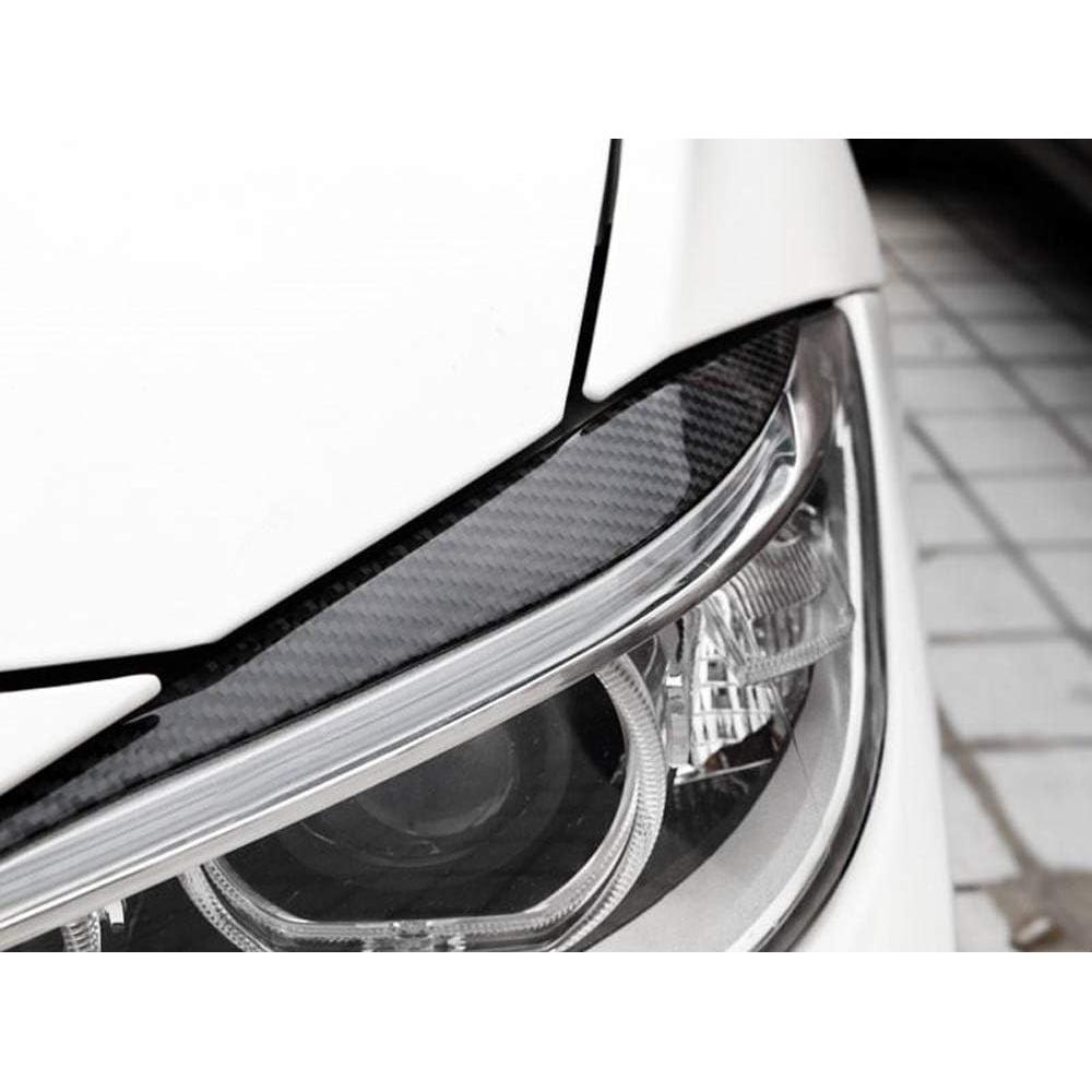 Cubiertas de cejas iluminadas fibra carbono iJDMTOY BMW F30 F31