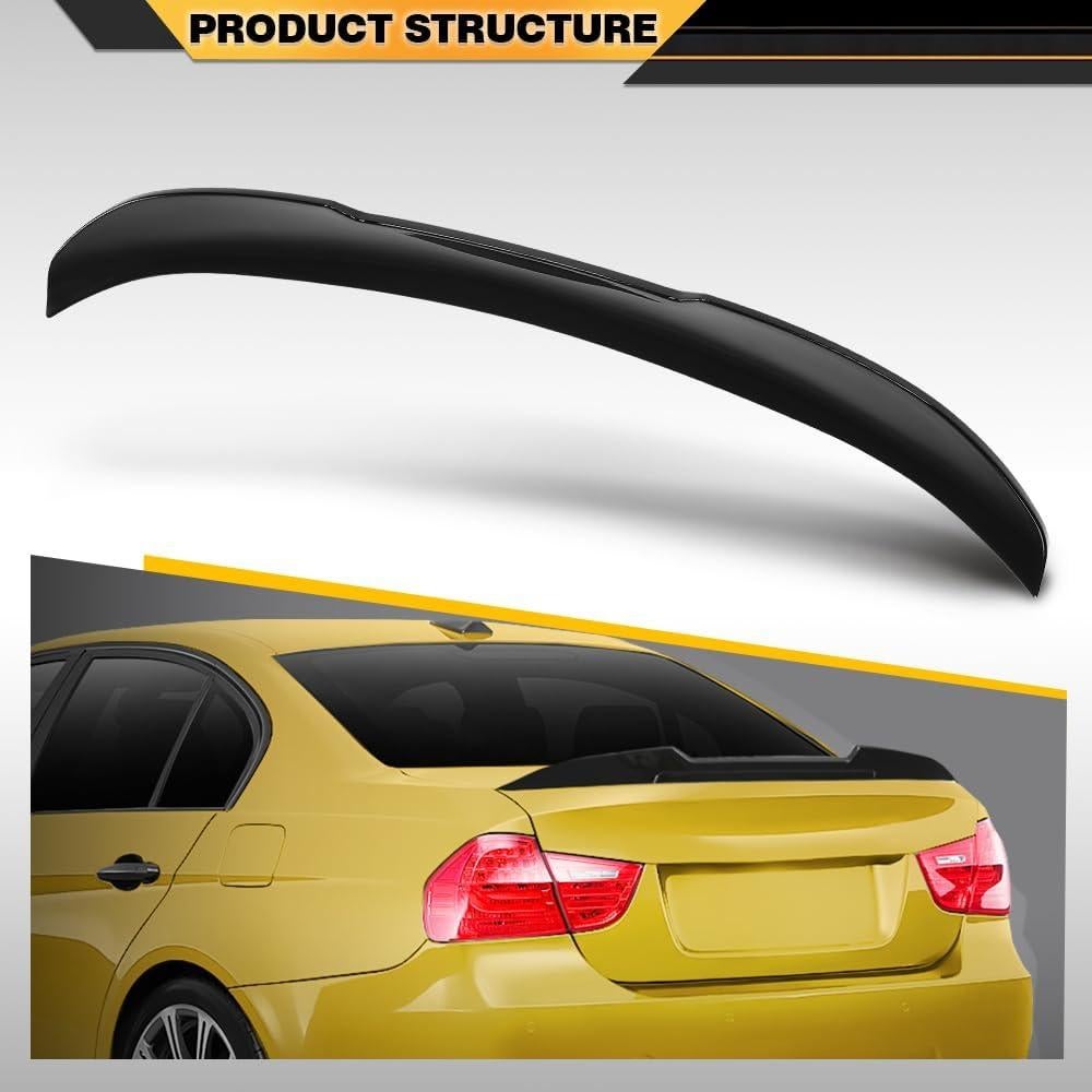 Alerón Trasero BMW E90 3 Series Sedán 2006-2011 PSM Negro