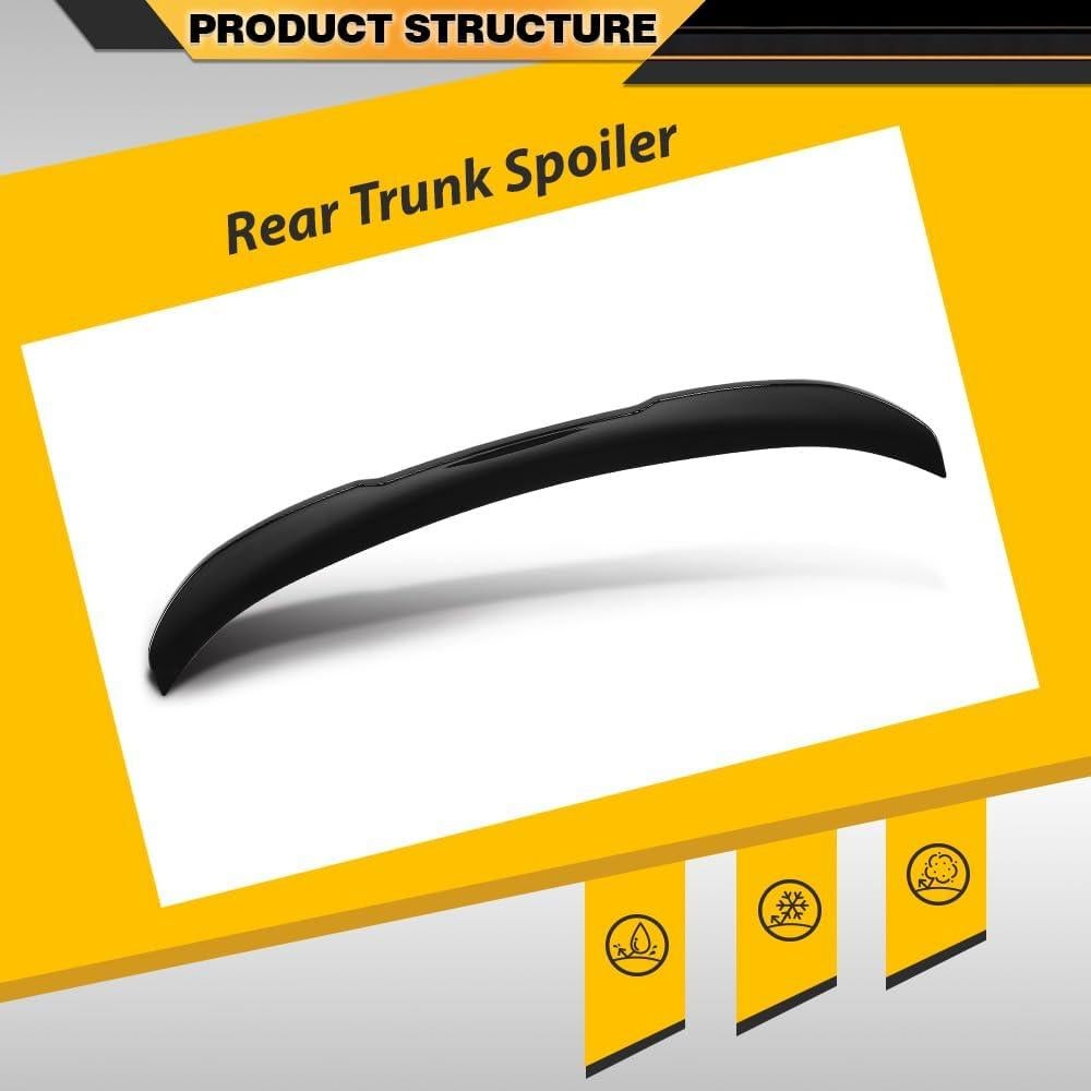 Alerón Trasero BMW E90 3 Series Sedán 2006-2011 PSM Negro