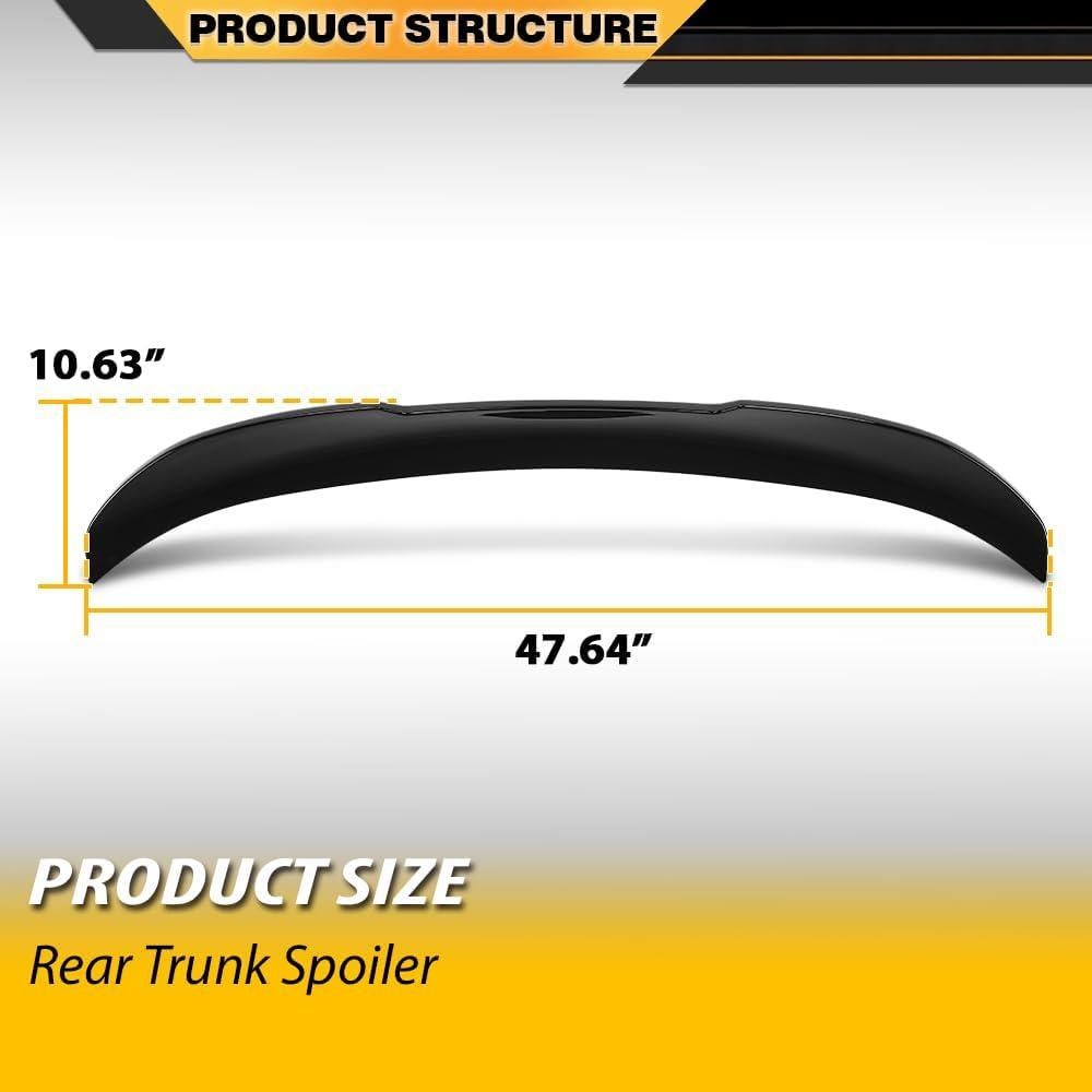 Alerón Trasero BMW E90 3 Series Sedán 2006-2011 PSM Negro