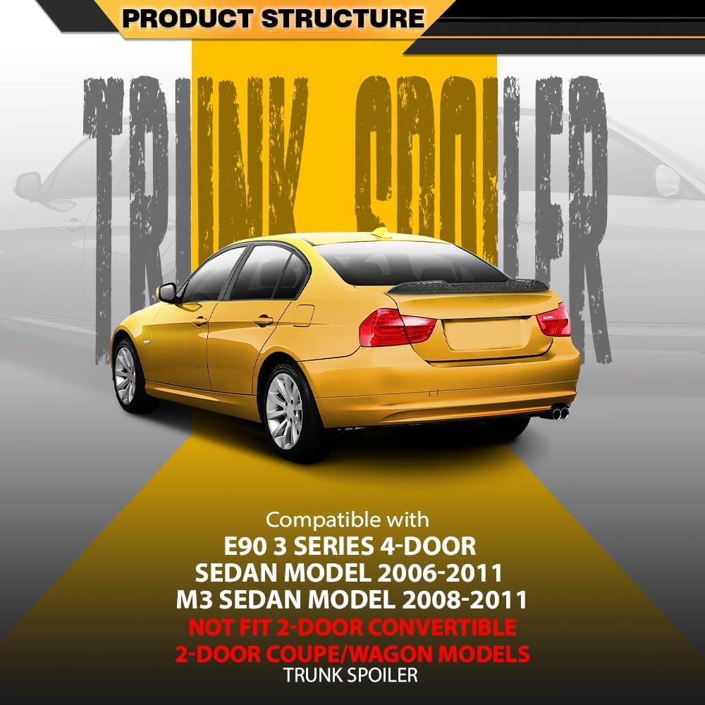 Alerón Trasero para Maletero BMW E90 M3 2008-2011 Fibra Carbono