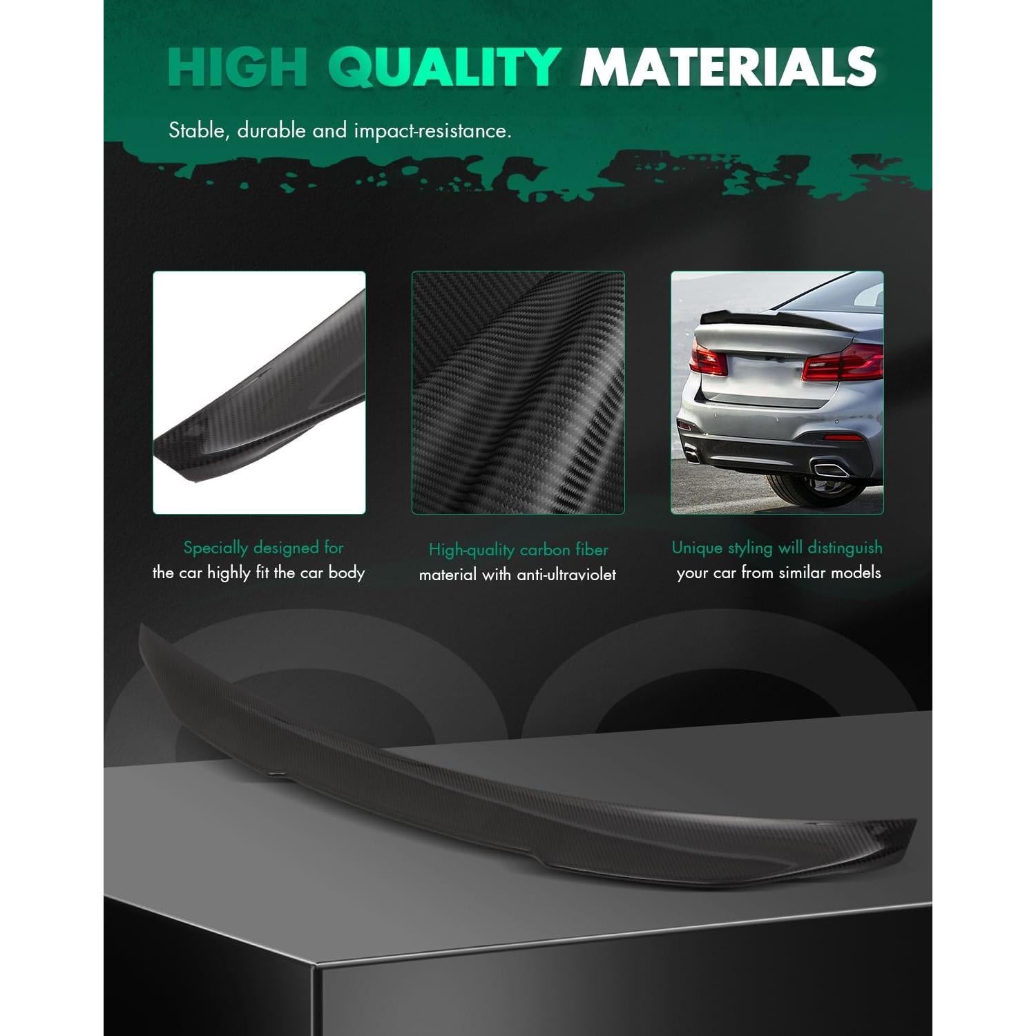 Alerón Trasero SCITOO de Fibra de Carbono para BMW G30/F90