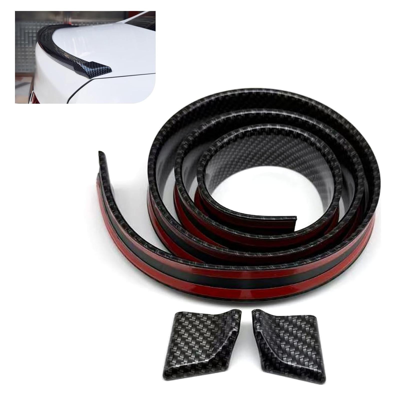 Alerón Trasero Universal Hugwits Fibra de Carbono 1 PC