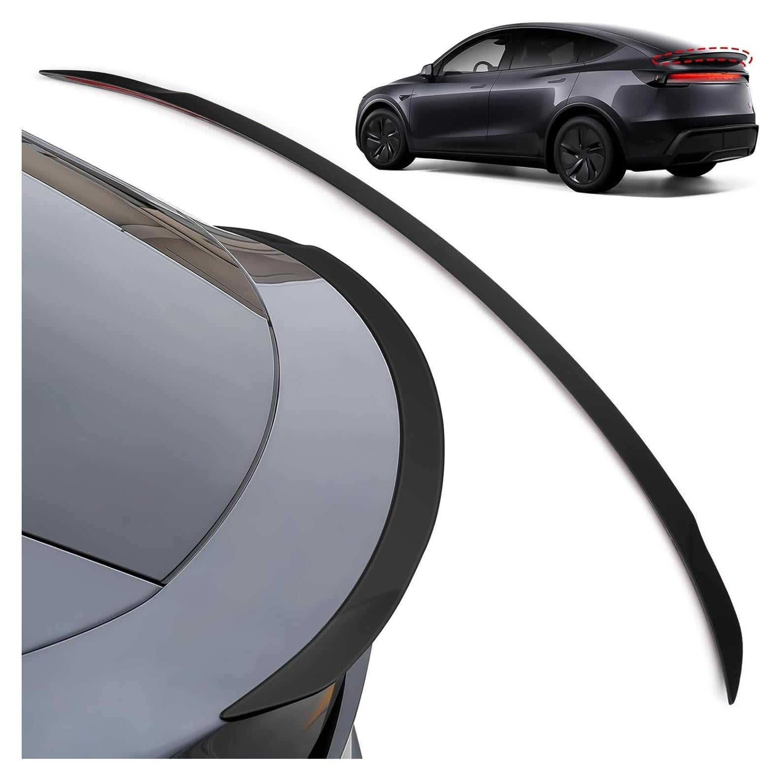 Spoiler Alerón ABS para Tesla Model Y 2026 Juniper - Negro Mate