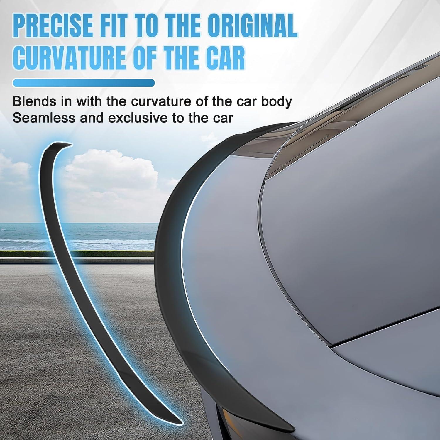 Spoiler Alerón ABS para Tesla Model Y 2026 Juniper - Negro Mate