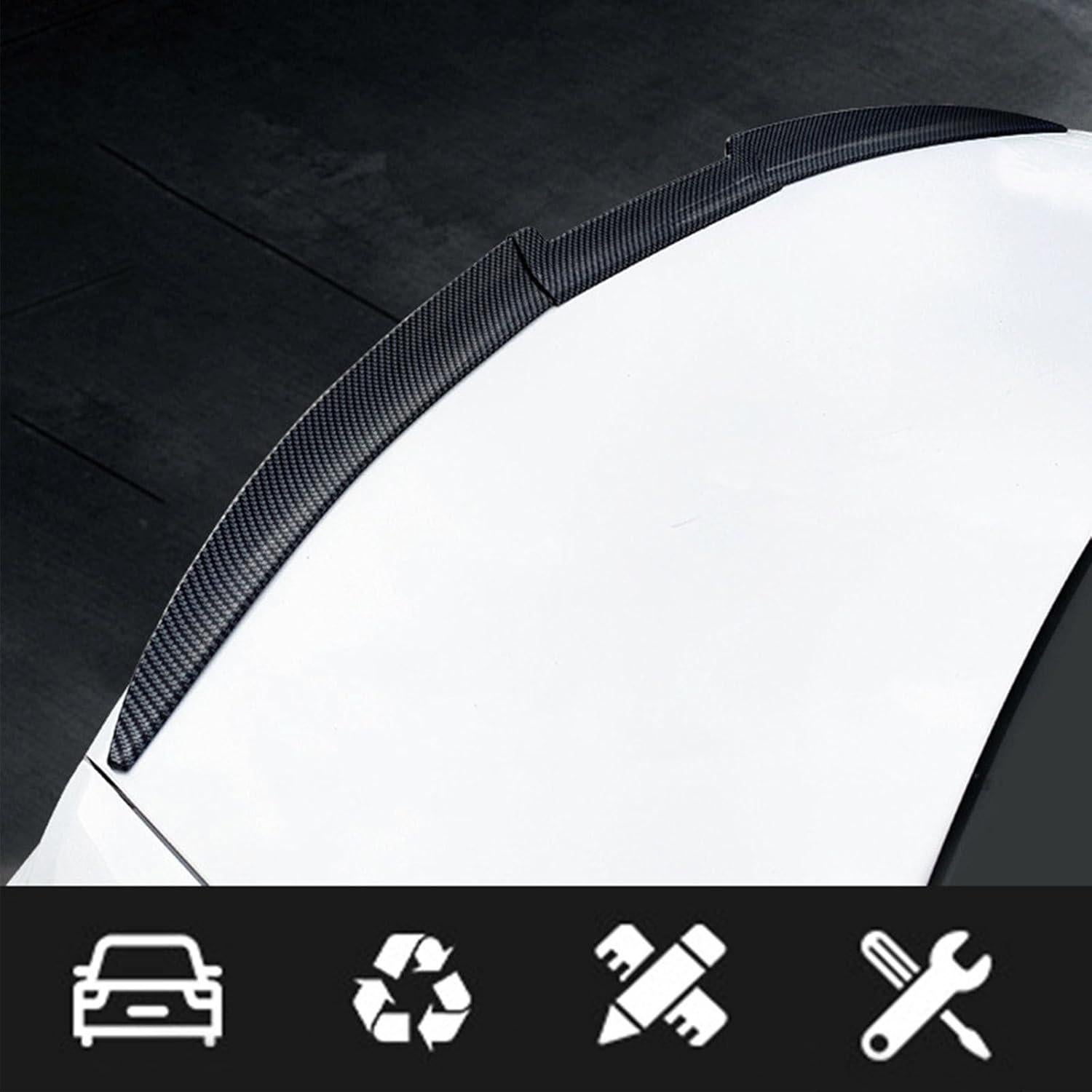 Spoiler Trasero Peugeot 307 2004-2007 LGPBHSH Fibra de Carbono