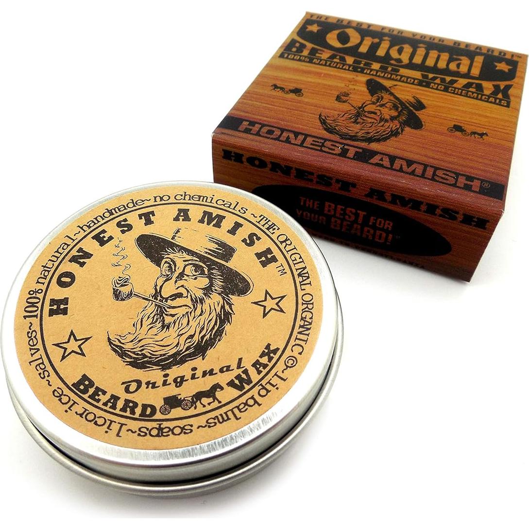 Cera para Barba Honest Amish - Natural 56.7 g - Control y Brillo