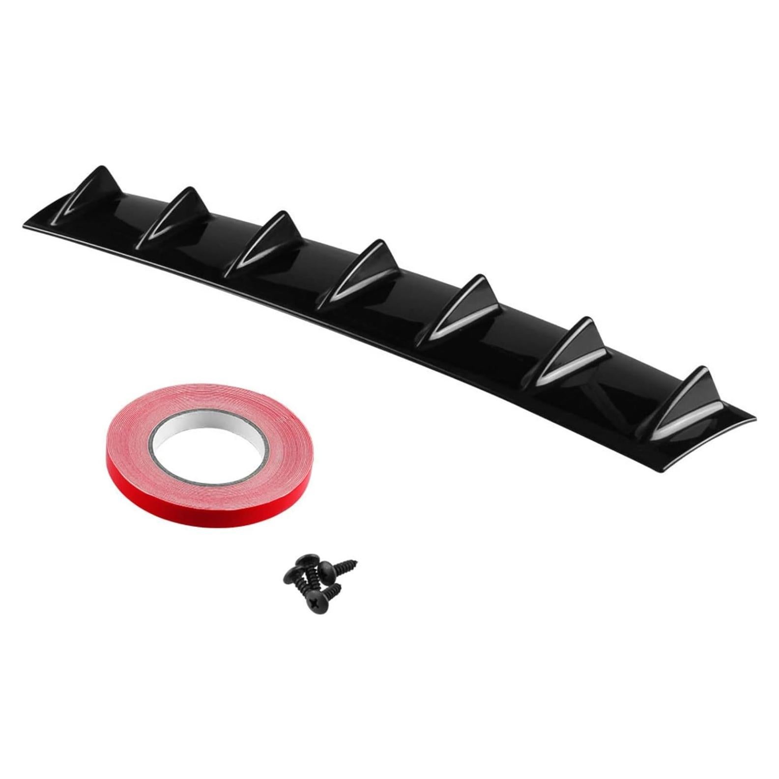 Difusor de Parachoques Trasero RULLINE 86.4x19.1 cm ABS Negro