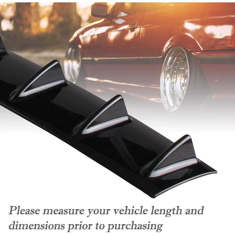 Difusor de Parachoques Trasero RULLINE 86.4x19.1 cm ABS Negro