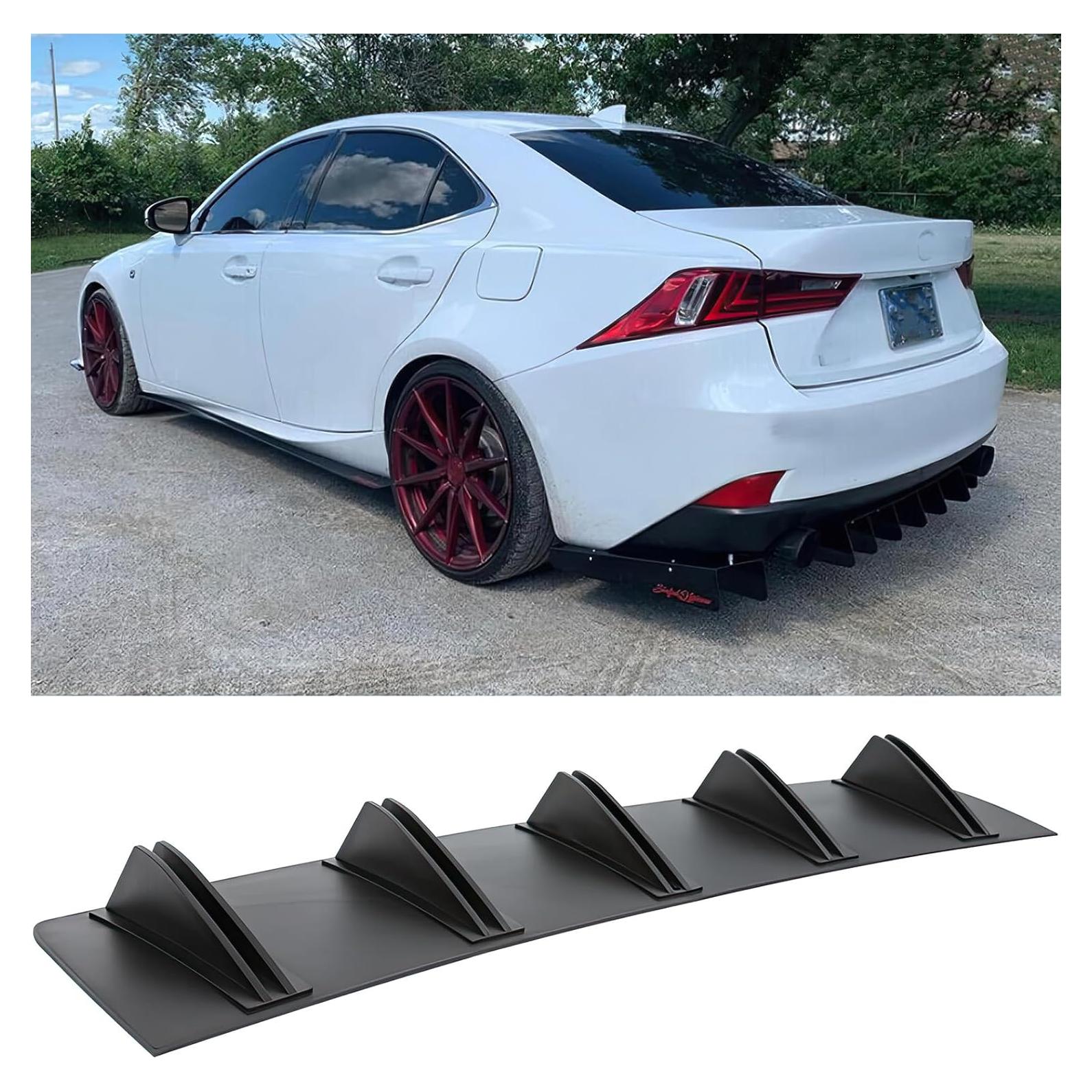 Difusor Trasero Universal DREAMOTOR 31" Alerón Estilo Tiburón