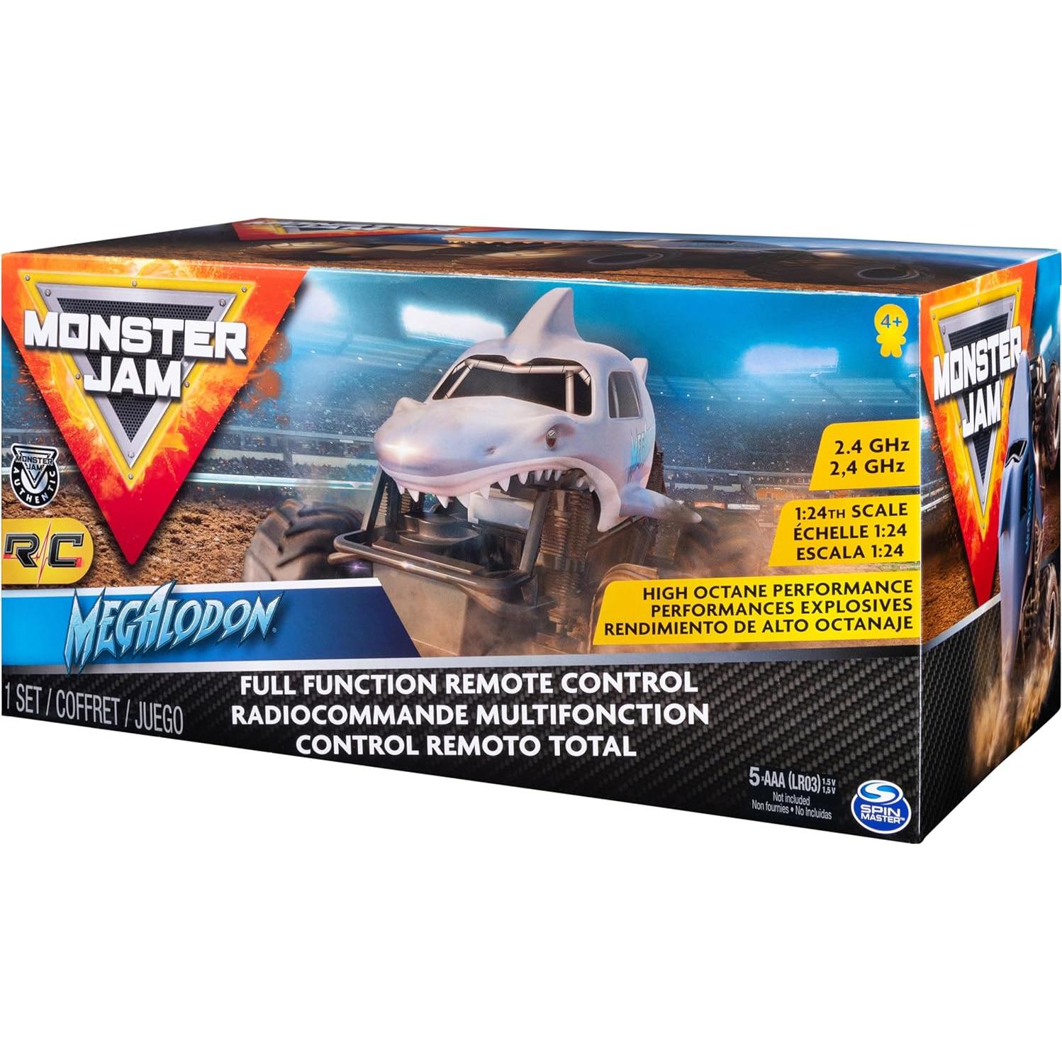 Monster Jam Grave Digger RC 1:24 Control Remoto 2.4 GHz