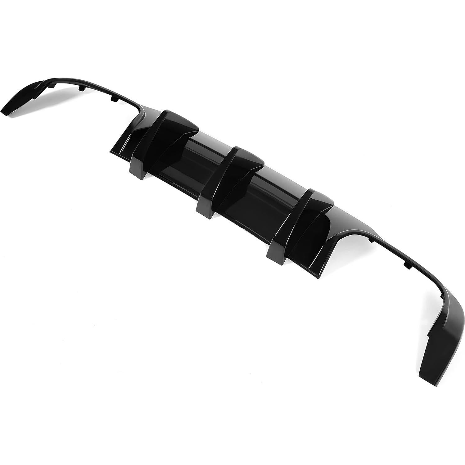 Difusor Trasero HECASA para Mercedes Benz W204 2012-2014 Negro