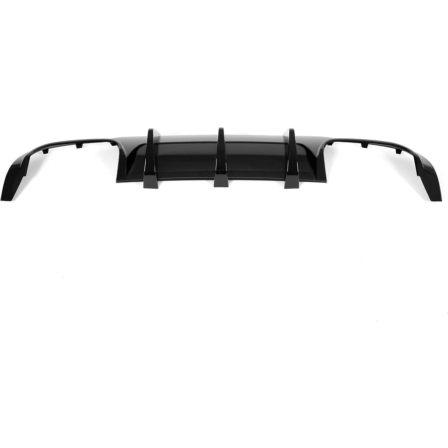 Difusor Trasero HECASA para Mercedes Benz W204 2012-2014 Negro