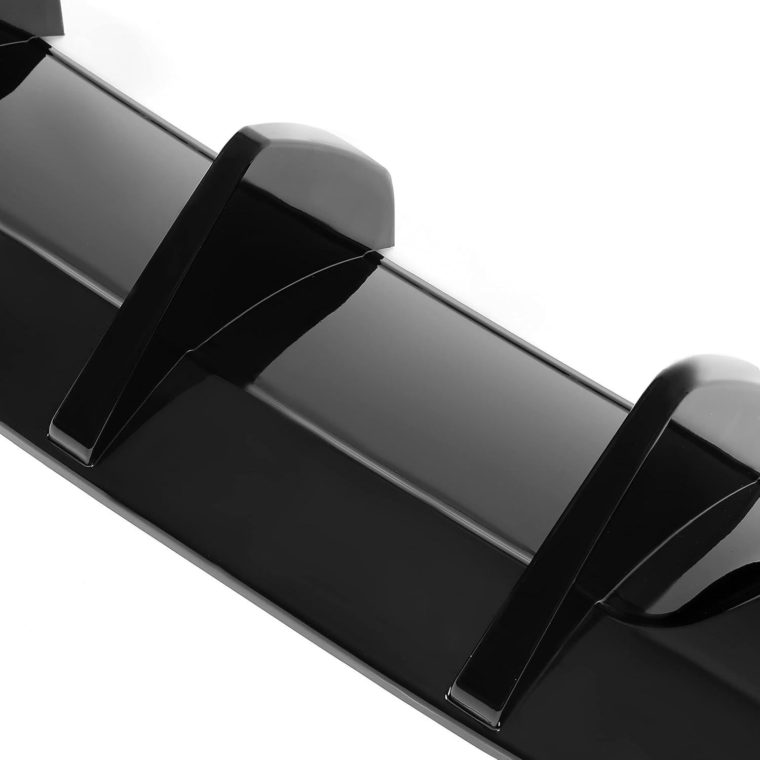 Difusor Trasero HECASA para Mercedes Benz W204 2012-2014 Negro