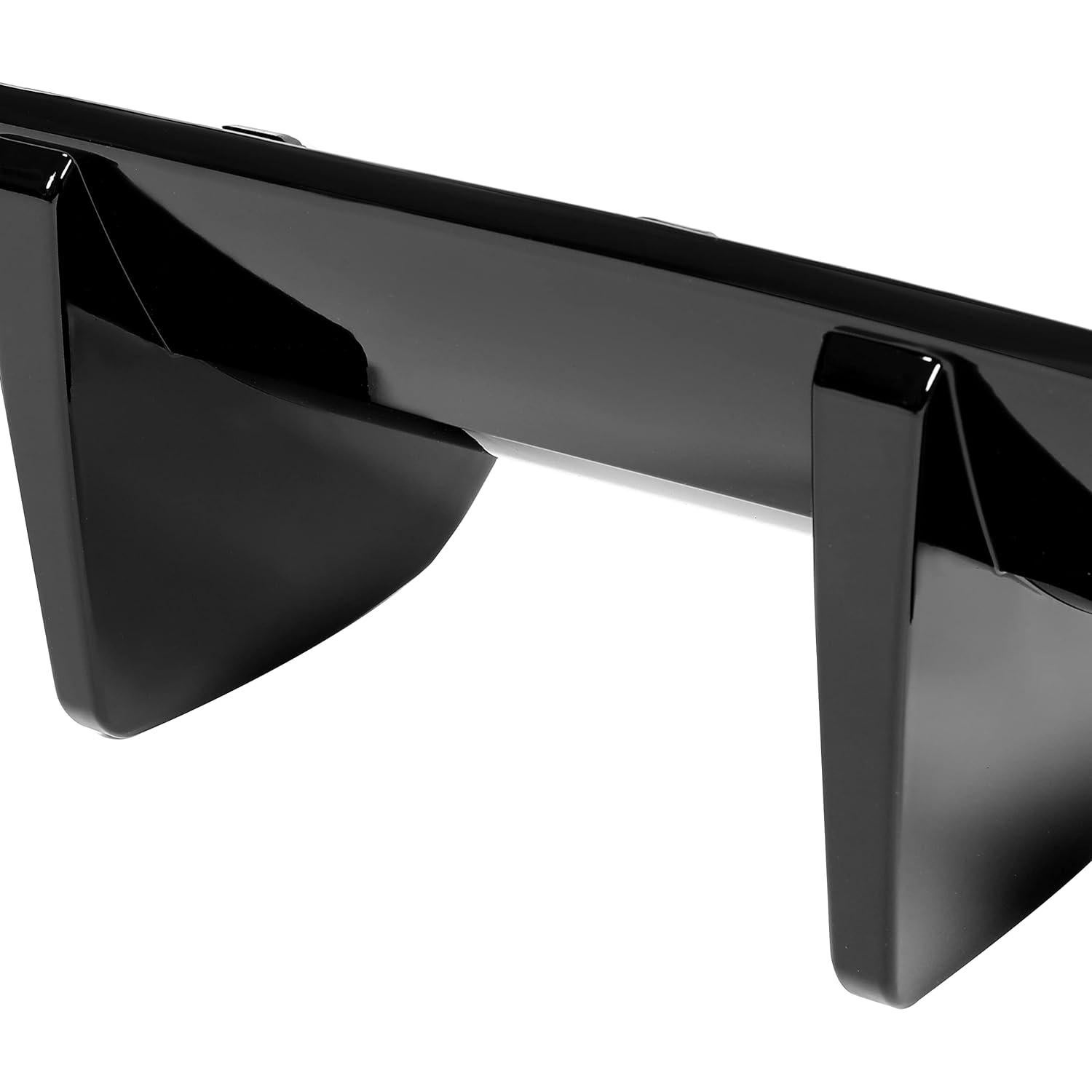 Difusor Trasero HECASA para Mercedes Benz W204 2012-2014 Negro