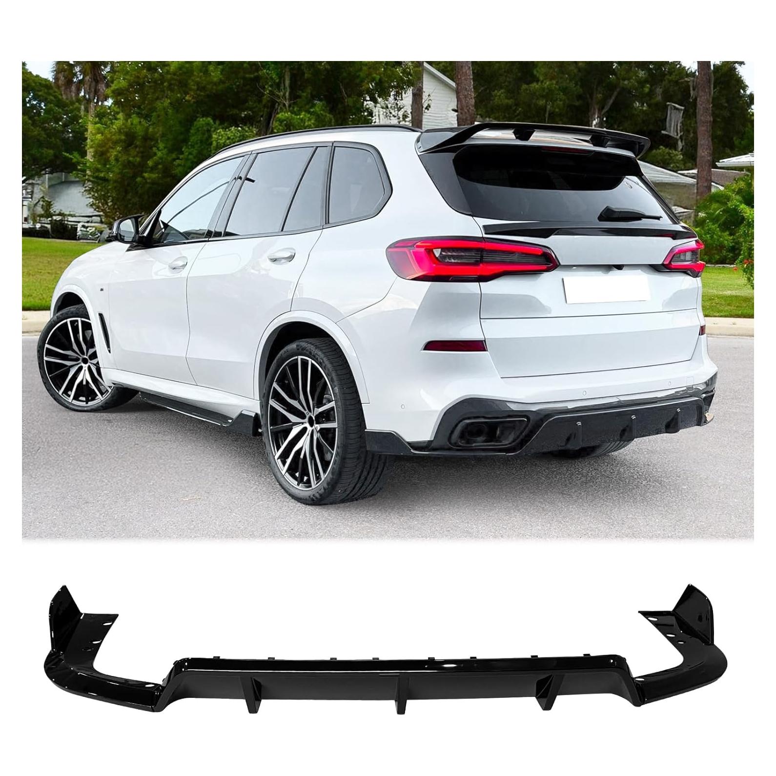 Difusor Trasero FREEMOTOR802 Negro Brillante para BMW G05 X5 M Sport 2019-2025