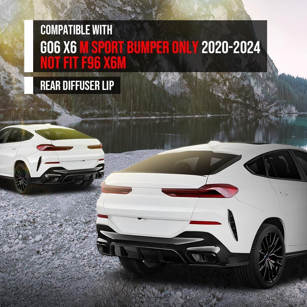 Difusor Trasero G-PLUS para Parachoques M Sport BMW G06 2020-2024
